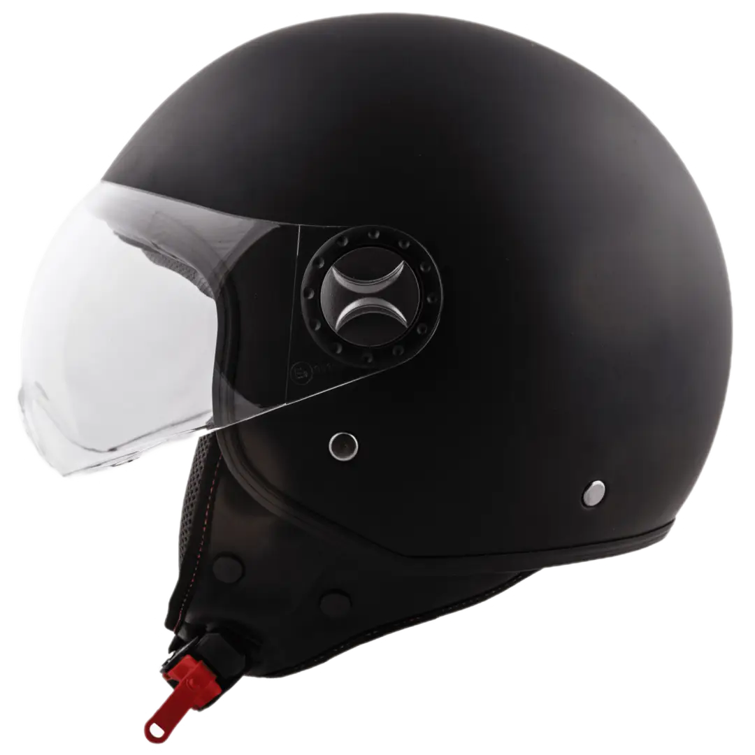 Helm Vito Jet Loreto Mat Zwart