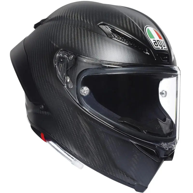 AGV Pista GP RR Mono Mat Carbon integraalhelm met ultralicht carbon design en geavanceerde MotoGP-technologie.