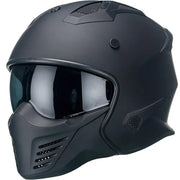 Helm Vito Jet Bruzano Mat Zwart
