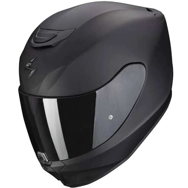 Scorpion EXO-391 motorhelm in mat zwart met modern design en uitstekende veiligheidskenmerken.