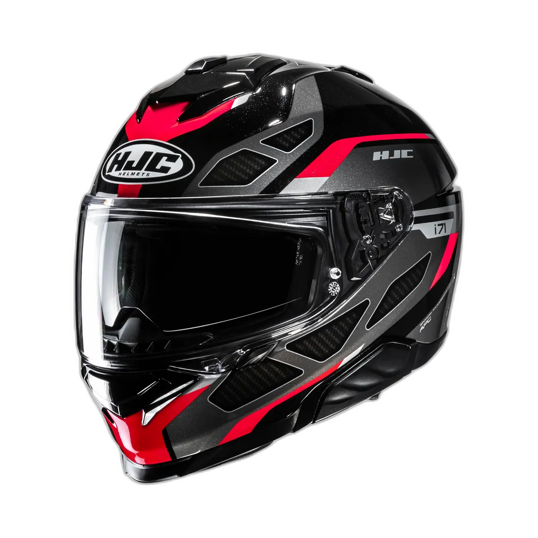 HJC i71 Zest 183 Zwart Rood