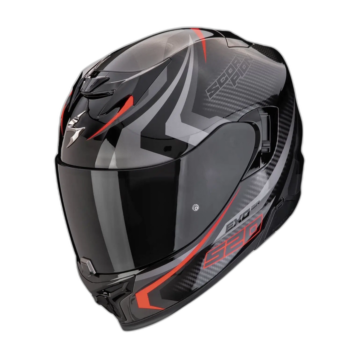 Scorpion Exo-520 Evo Air Terra Black-Silver-Red