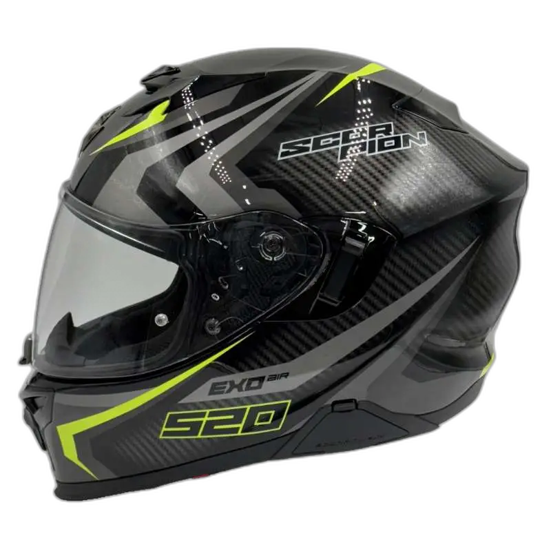 Scorpion Exo-520 Evo Air-Terra-Black-Silver-Yellow