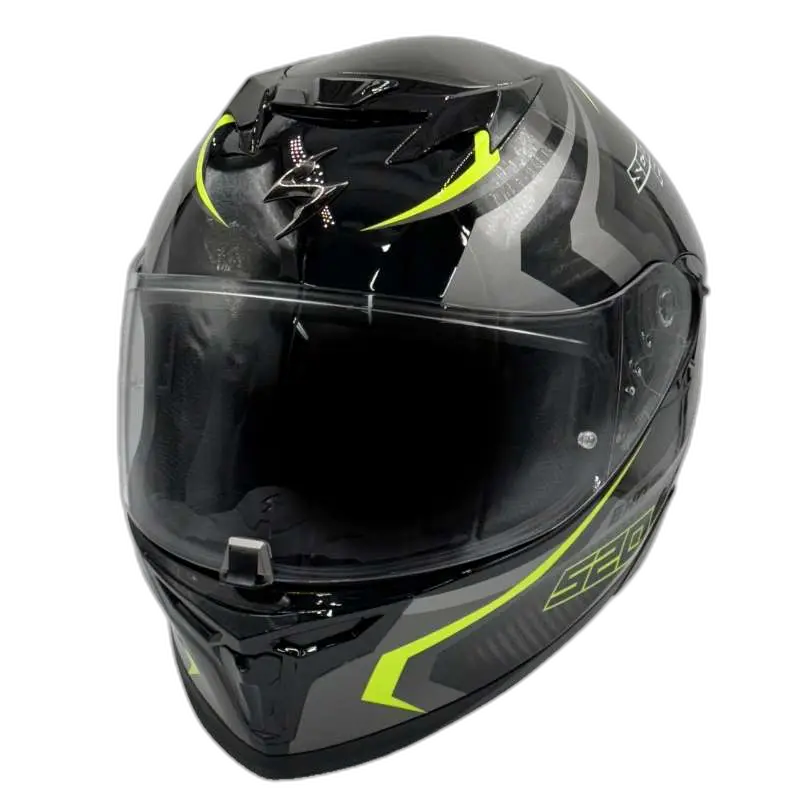 Scorpion Exo-520 Evo Air-Terra-Black-Silver-Yellow