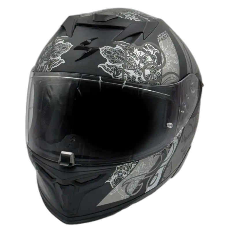Scorpion Exo-520 Evo Air Fasta Matt Black-Silver-pink