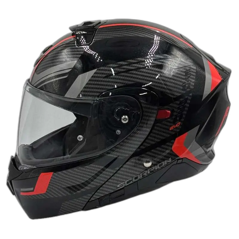 Scorpion Exo-930 Evo Sikon Black-Silver-Red