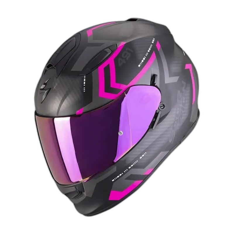 Scorpion Exo-491 Spin Matt Black-Pink
