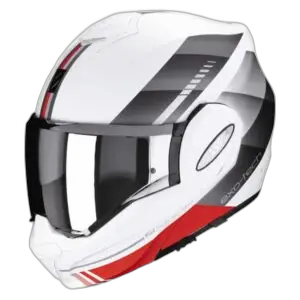 Scorpion Exo-Tech Evo Genre White Mat Silver Red