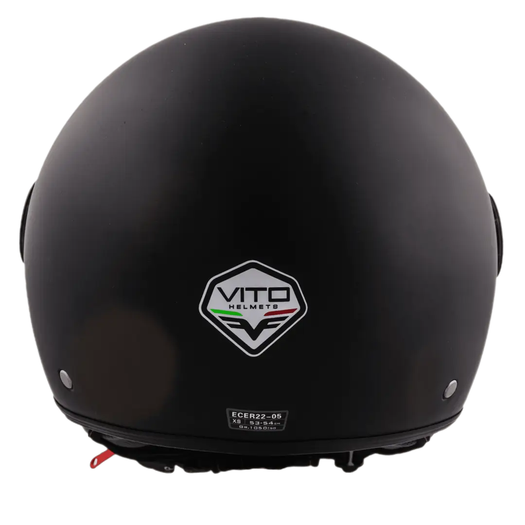 Helm Vito Jet Loreto Mat Zwart