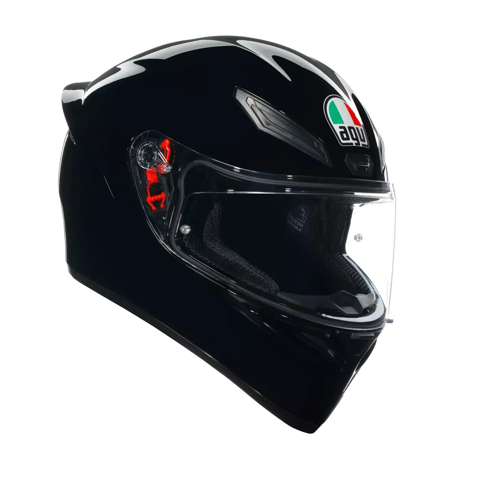 AGV K1 S integraalhelm zwart vooraanzicht