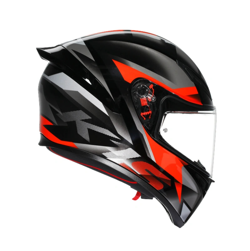 AGV K1 S Fastlap Black Grey Red
