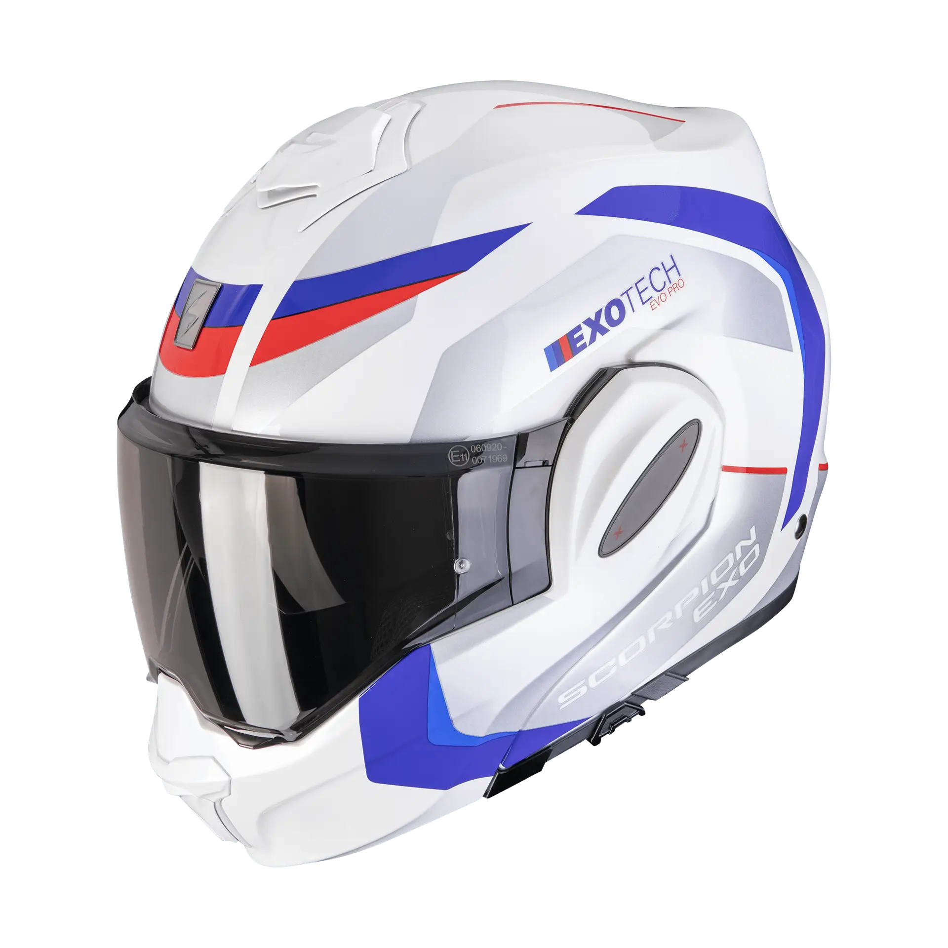 Scorpion Exo-Tech Evo Pro Acuti White Blue Red