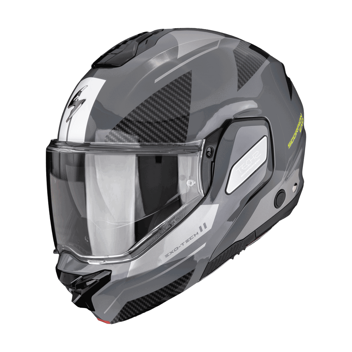Scorpion EXO-TECH II Void Silver Neon Yellow