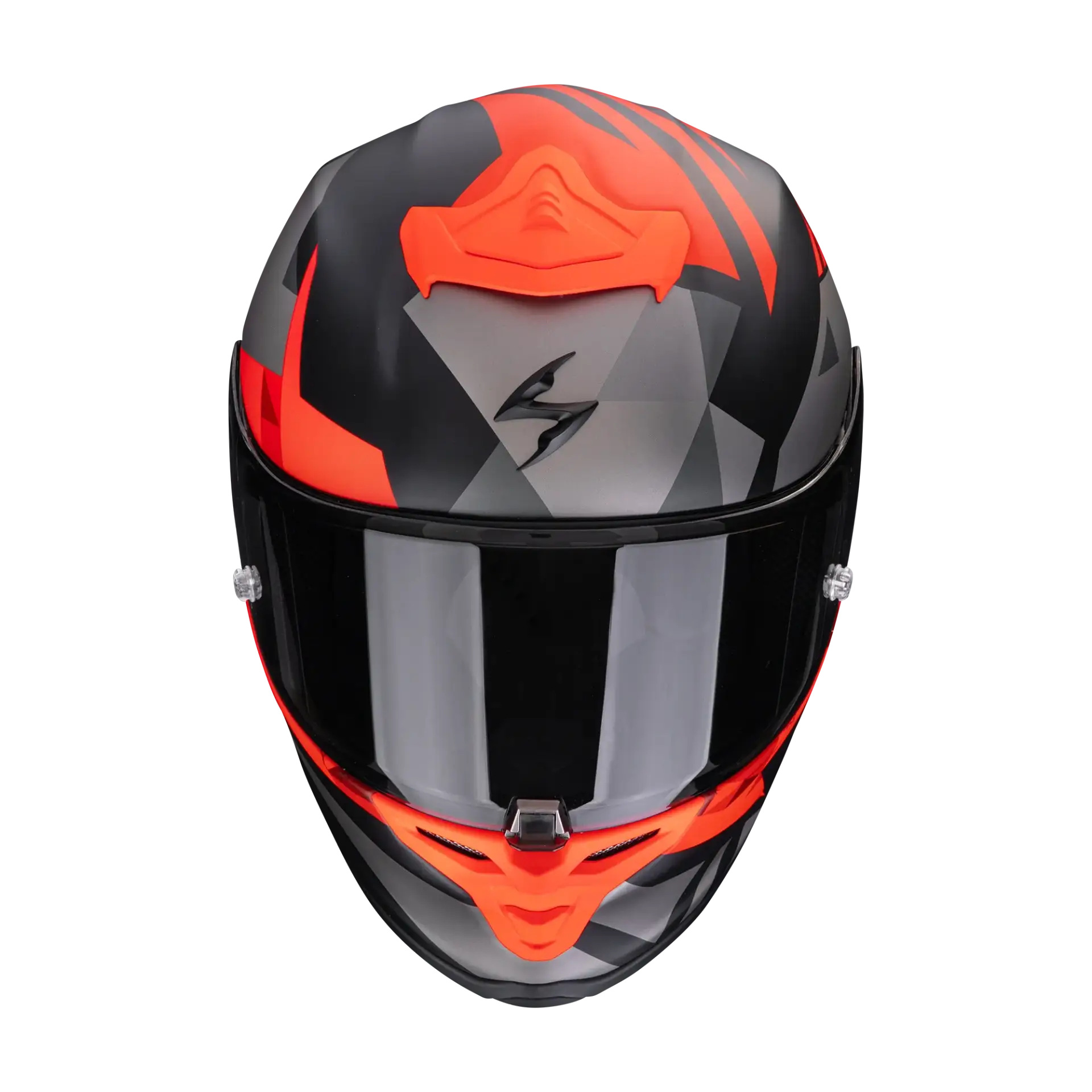 Scorpion EXO-R1 Evo II Air Valere matt black red voorkant