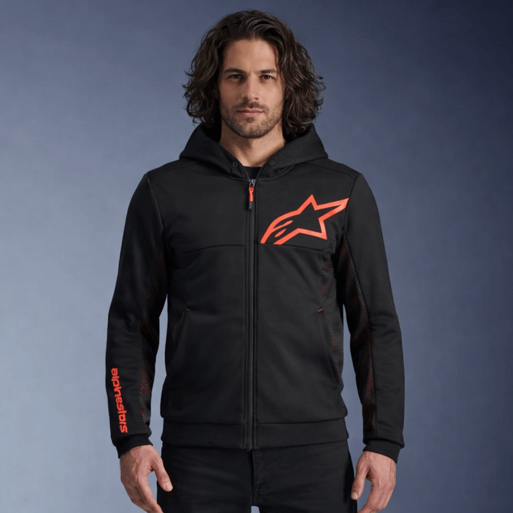 Alpinestars Chrome Hoodie Black / Red