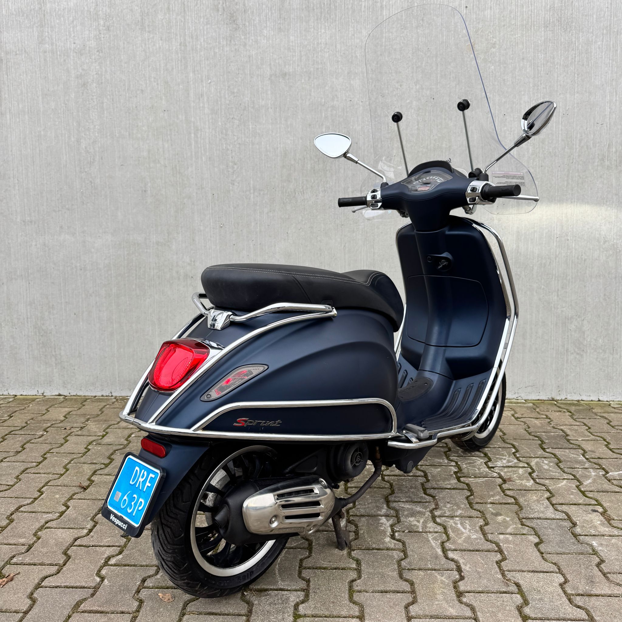 Vespa Sprint Custom Opaco Blue DRF-63-P