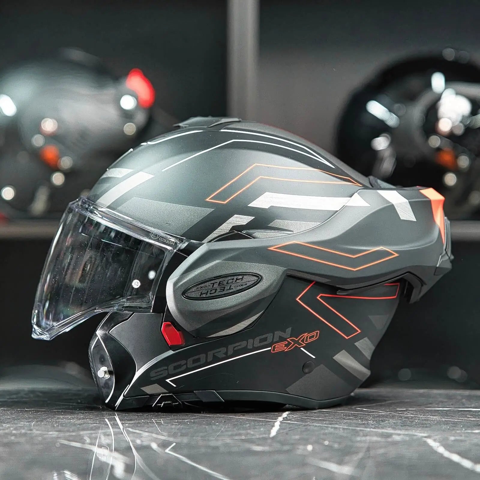 Scorpion Exo-Tech Evo Conquer Matt Black-Red