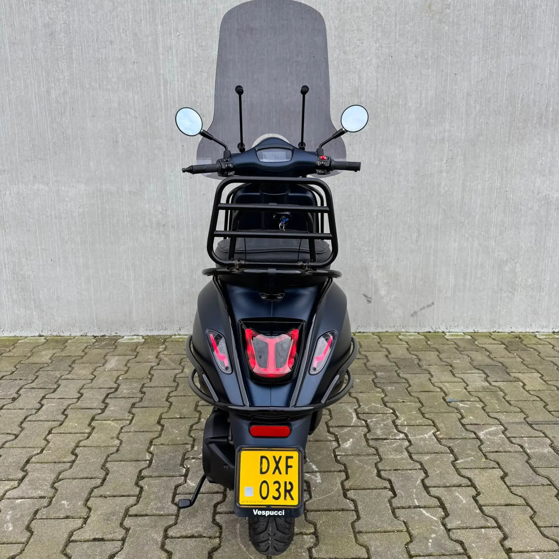 SOLD Vespa Primavera Custom Opaco Dark Blue DXF-03-R