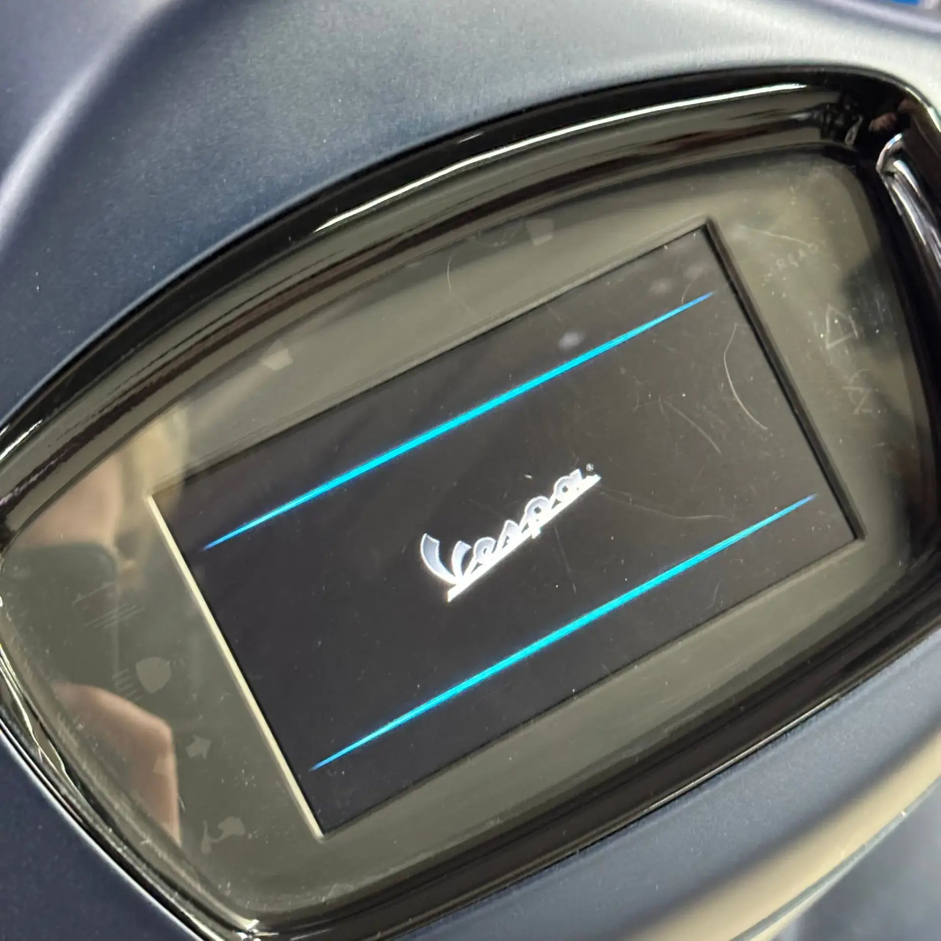 SOLD Vespa Primavera Custom Opaco Dark Blue DXF-03-R