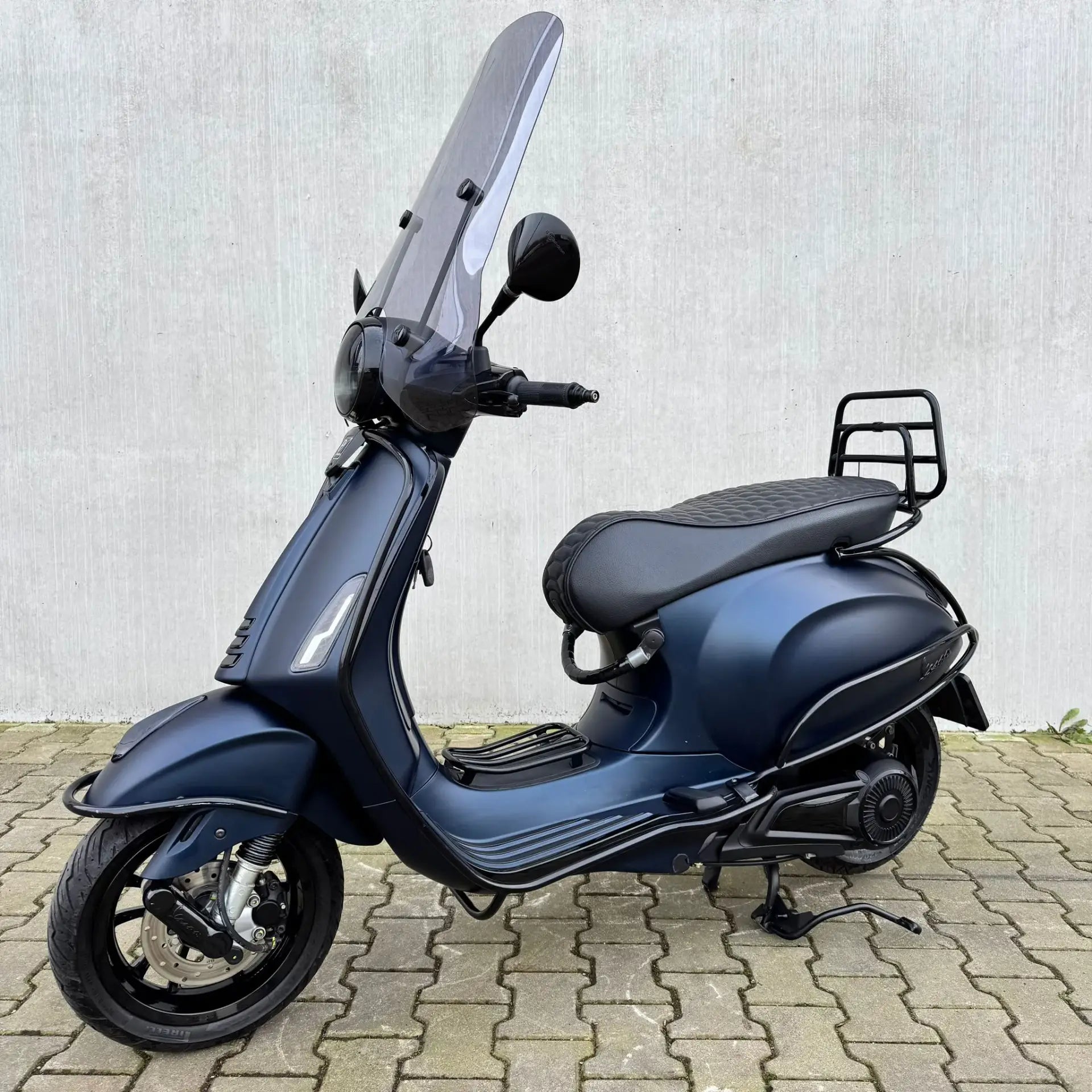 SOLD Vespa Primavera Custom Opaco Dark Blue DXF-03-R