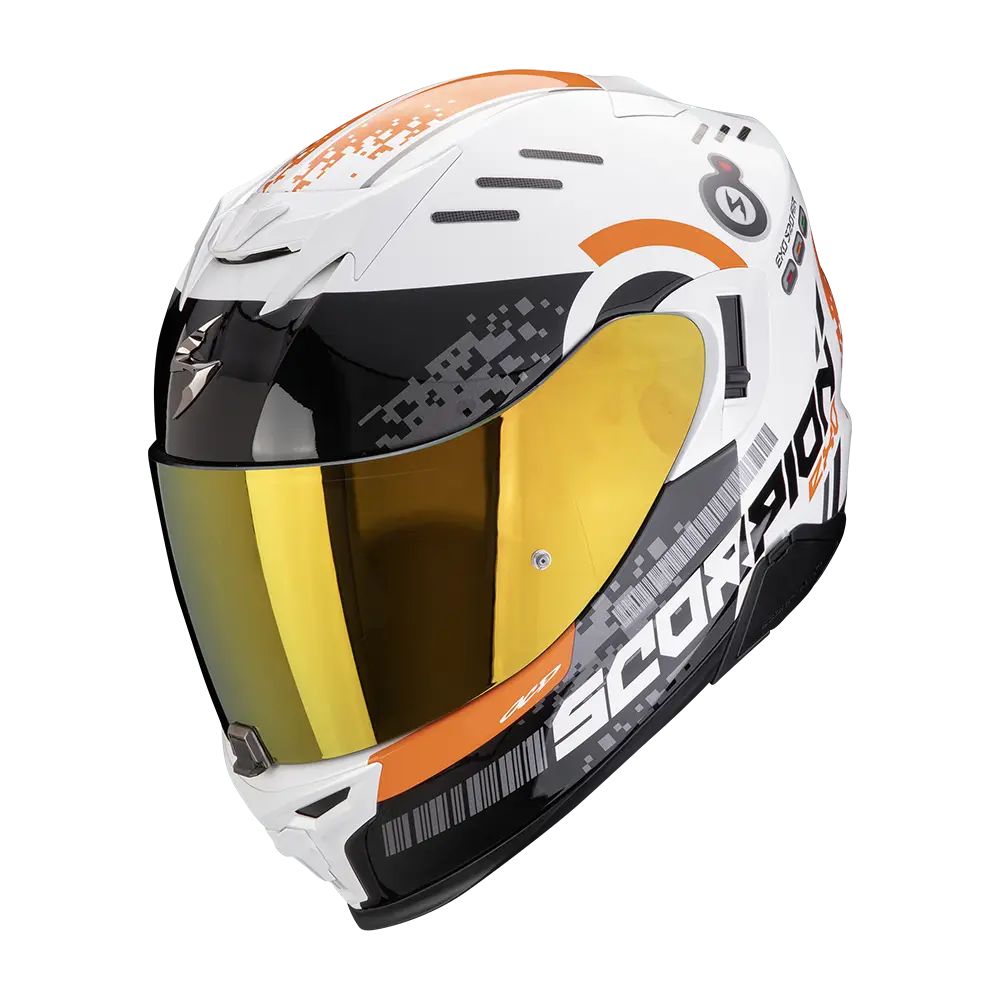 Scorpion Exo-520 Evo Air Titan White Orange