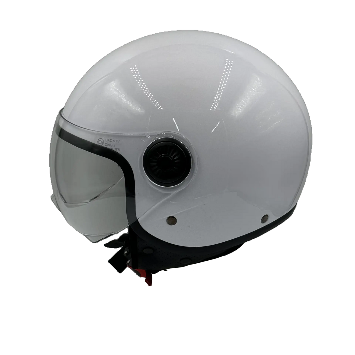 Helm Vito Jet Loreto Glans Wit