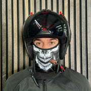 Helm muts zwart skelet sigaar balaclava