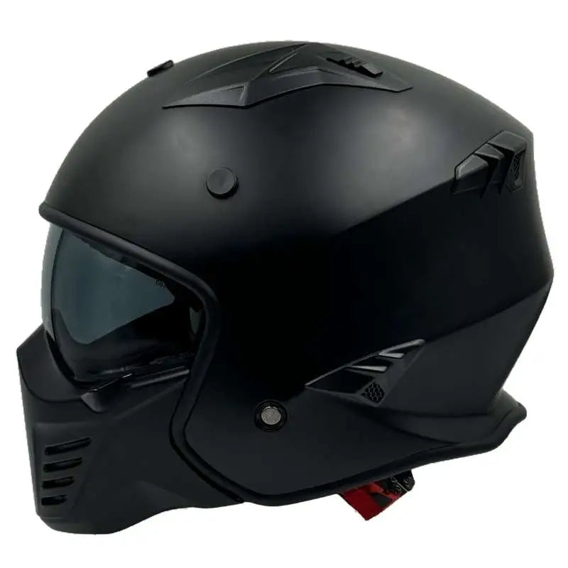 Helm Vito Jet Bruzano Mat Zwart