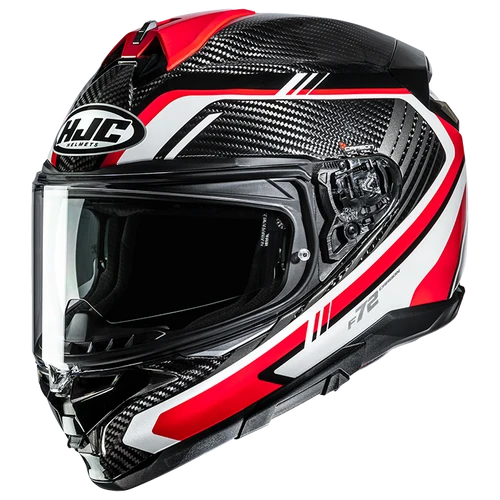 HJC F72 Carbon Cairo Zwart Rood