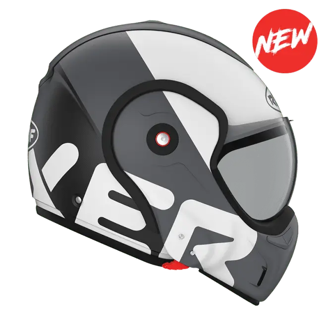 RO9 Boxxer Flag Matt Black - White