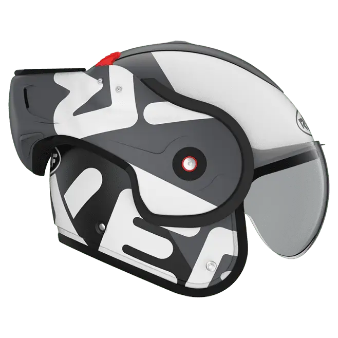 RO9 Boxxer Flag Matt Black - White