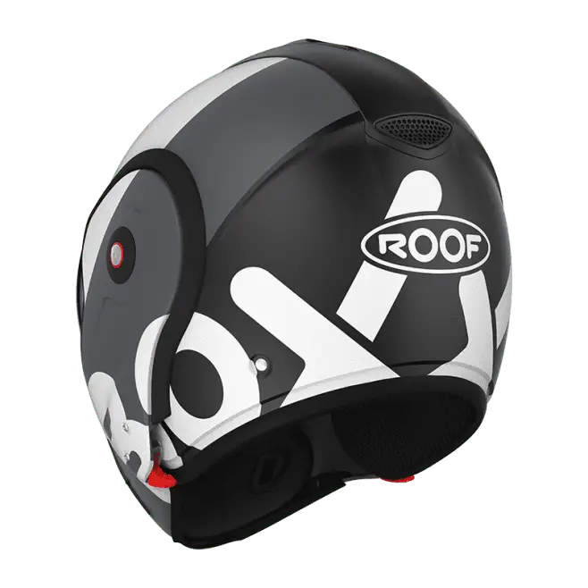 RO9 Boxxer Flag Matt Black - White
