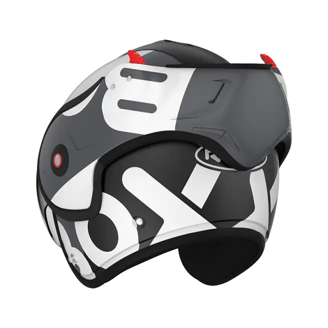 RO9 Boxxer Flag Matt Black - White