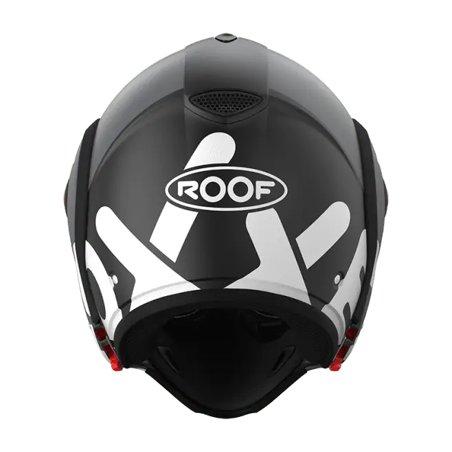 RO9 Boxxer Flag Matt Black - White