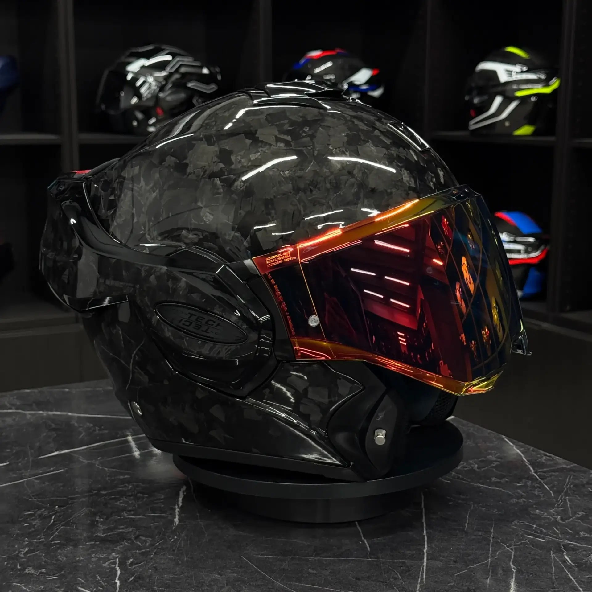 Scorpion Exo Tech Iridium Rood Vizier