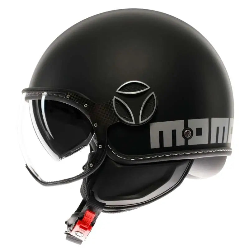 Momo FGTR EVO HIP Matt Black Silver
