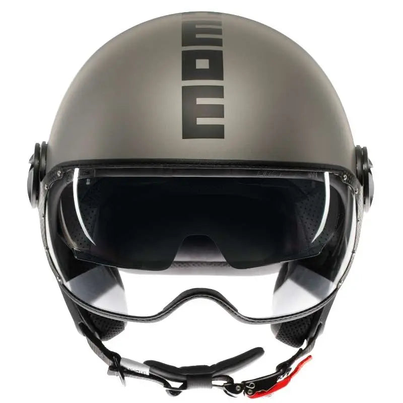 Momo FGTR EVO Mono Matt Titanium Frost Zwart