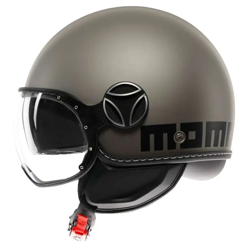 Momo FGTR EVO Mono Matt Titanium Frost Zwart