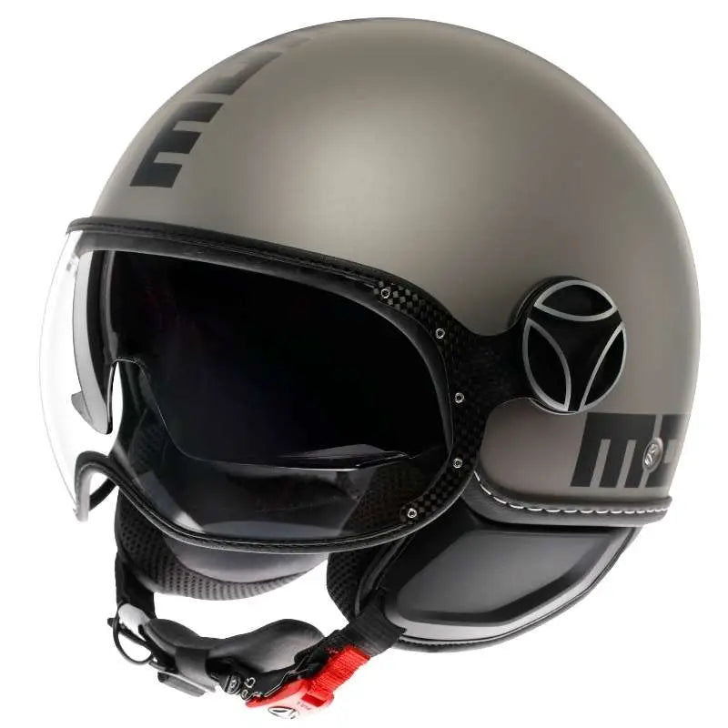 Momo FGTR EVO Mono Matt Titanium Frost Zwart