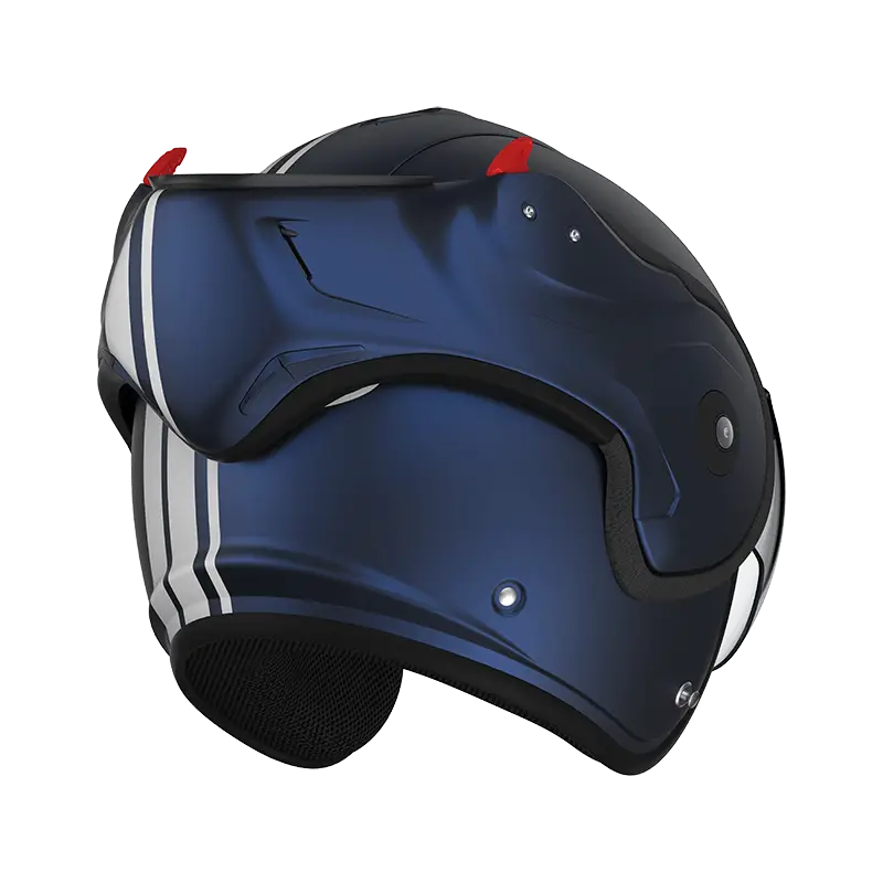 Roof RO9 Boxxer 2 Stripes Dark Blue Matt White