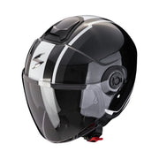 Scorpion Exo-City II Vel Metal Black-White motorhelm met modern design