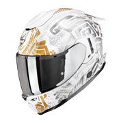 Scorpion EXO-1500 Apus Pearl White Grey Gold