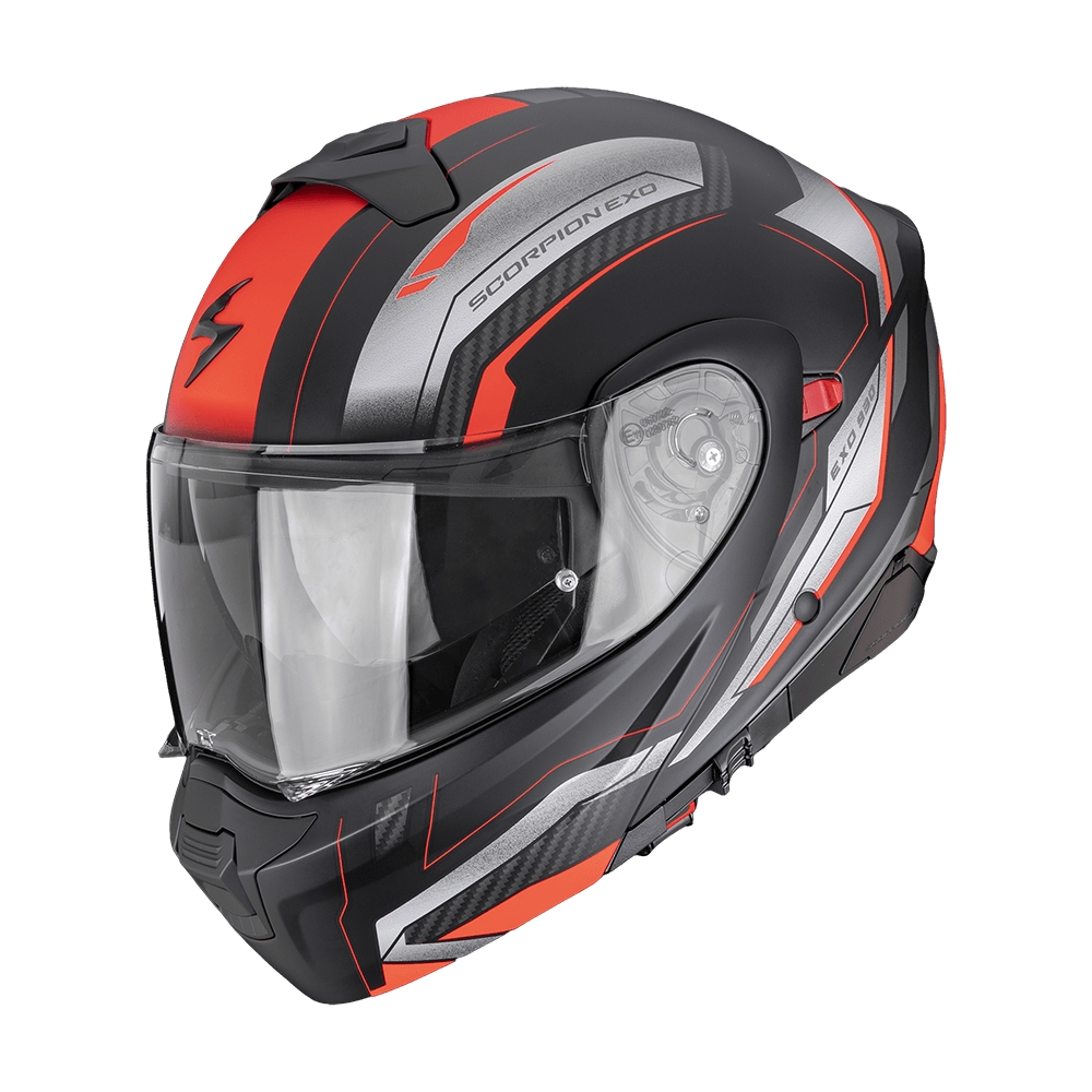 Scorpion Exo-930 Evo Space Matt Black Silver Red