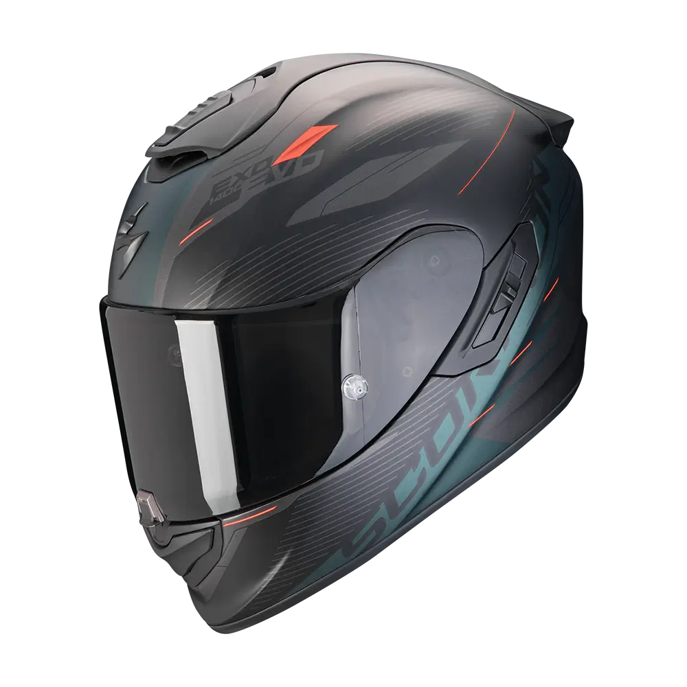 Scorpion Exo-1400 Evo II Air Luma Matt Black-Green
