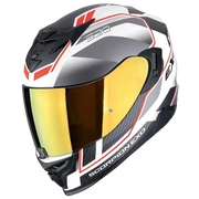 Scorpion Exo-520 Evo Air Lena Matt White-Silver-Red