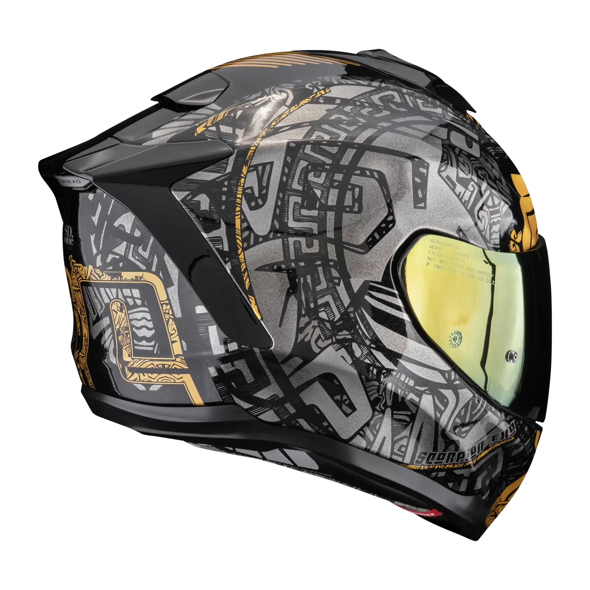 Scorpion EXO-1500 Apus Black Grey Gold