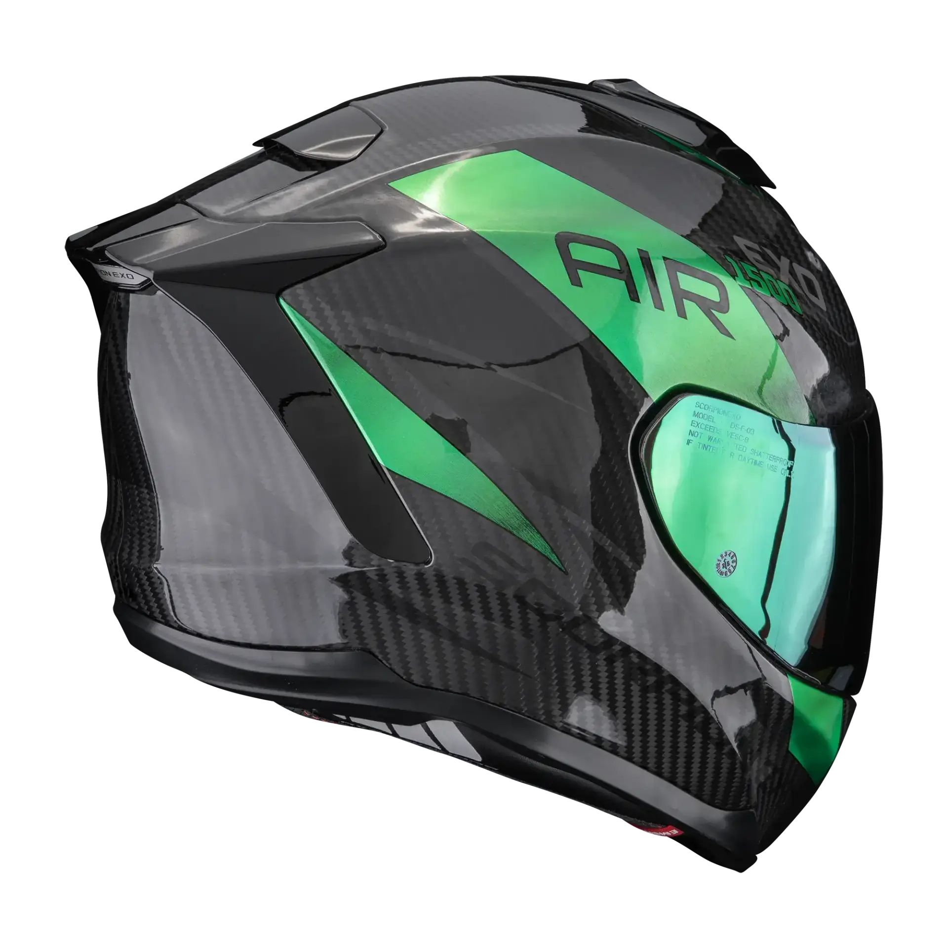 Scorpion EXO-1500 Carbon Platted Black Green