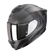 Scorpion EXO-1500 Dual Silver Matt Black Red