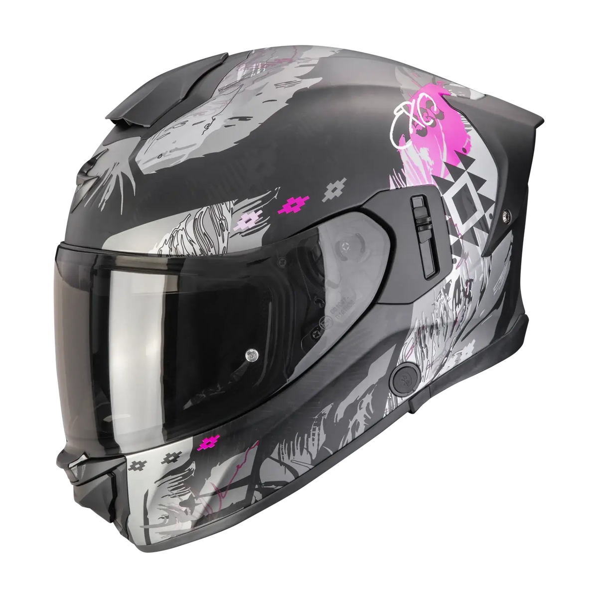 Scorpion EXO-530 Hadji Matt Black Pink