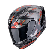 Scorpion Exo-391 Clutter black-red motorhelm met dynamisch ontwerp en topveiligheid